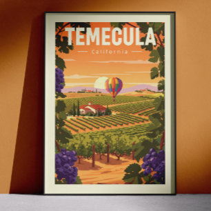 Oude Temecula Californië Poster