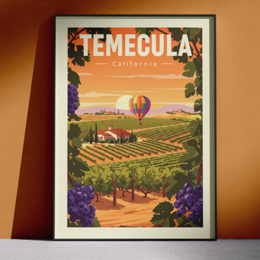 Oude Temecula Californië Poster
