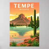 Oude Tempe Arizona Poster (Voorkant)