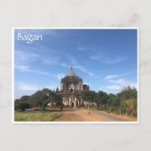 oude tempel van bagan briefkaart (Voorkant)