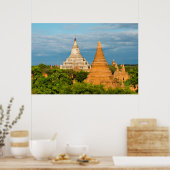 Oude tempels en pagode | Bagan Poster (Keuken)