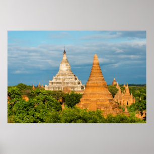 Oude tempels en pagode   Bagan Poster