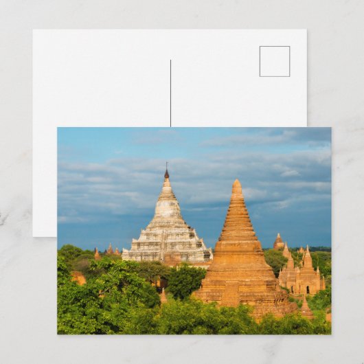 Oude tempels en pagodes | Bagan Briefkaart (Voorkant / Achterkant)