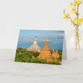 Oude tempels en pagodes| Bagan Kaart (Gele Bloem)