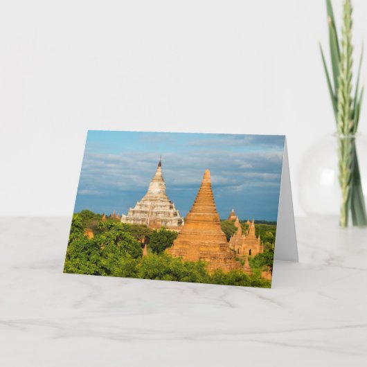 Oude tempels en pagodes| Bagan Kaart (Voorkant)