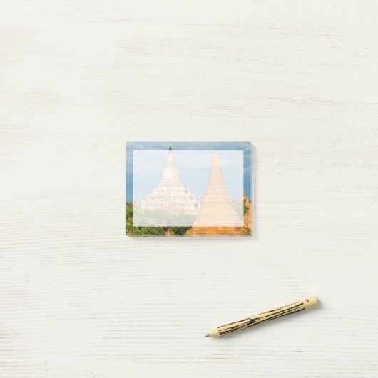Oude tempels en pagodes | Bagan Post-it® Notes (Op bureau)