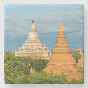 Oude tempels en pagodes Bagan Stenen Onderzetter