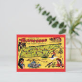 Oude Tennessee kaart ansichtkaart (Staand voorkant)