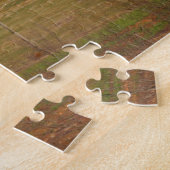 Oude Tennessee-schuren. Legpuzzel (Zijkant)