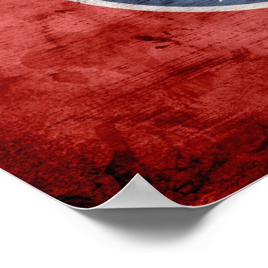 Oude Tennessee-vlag; Poster (Hoek)