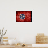 Oude Tennessee-vlag; Poster (Keuken)