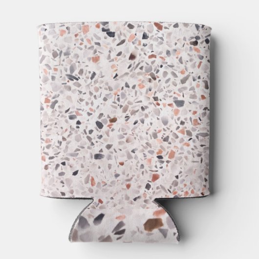 Oude terrazzo textuur, belemmeringspatroon. blikjeskoeler (Achterkant)