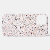 Oude terrazzo textuur, belemmeringspatroon. Case-Mate iPhone case (Achterkant (horizontaal))