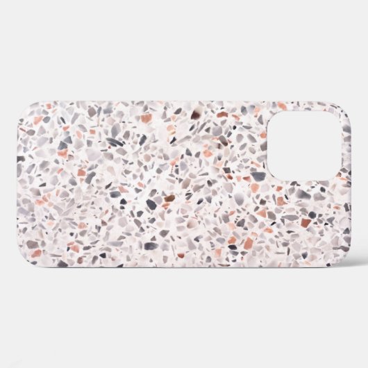 Oude terrazzo textuur, belemmeringspatroon. Case-Mate iPhone case (Achterkant (horizontaal))