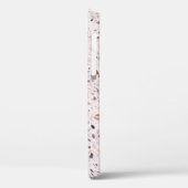 Oude terrazzo textuur, belemmeringspatroon. Case-Mate iPhone case (Achterkant / Links)