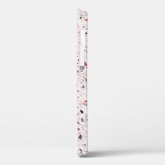 Oude terrazzo textuur, belemmeringspatroon. Case-Mate iPhone case (Achterkant / Links)