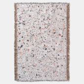 Oude terrazzo textuur, belemmeringspatroon. deken (Voorkant Verticaal)
