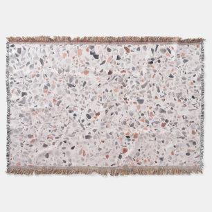 Oude terrazzo textuur, belemmeringspatroon. deken