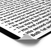 Oude Testament Prophecies over Jezus Poster (Hoek)