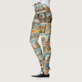 Oude Texaanse Briefkaarten Leggings (Links)