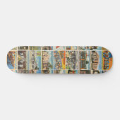 Oude Texaanse Briefkaarten Skateboard (Horizontaal)