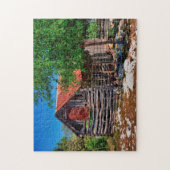 Oude Texaanse Schuur. Legpuzzel (Verticaal)