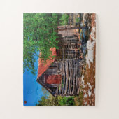 Oude Texaanse Schuur Legpuzzel (Verticaal)