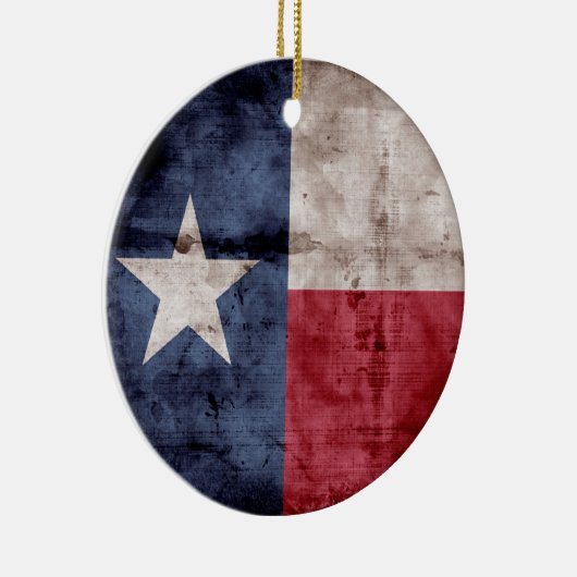 Oude Texas Flag Keramisch Ornament (Rechts)