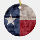 Oude Texas Flag Keramisch Ornament (Voorkant)