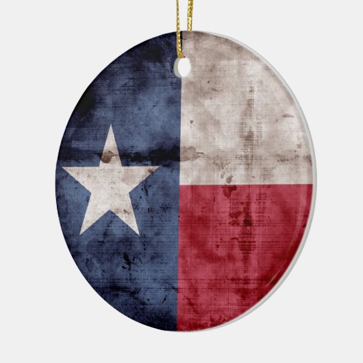 Oude Texas Flag Keramisch Ornament (Links)