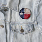 Oude Texas Flag Ronde Button 5,7 Cm (In situ)