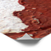 Oude textuur achtergrond gebarsten beton  wa poster (Hoek)