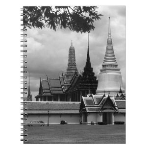 Oude Thailand Bangkok Kapel Koninklijk Paleis Notitieboek