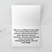 Oude Thanksgiving Kaart (Binnen)