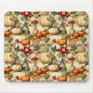 Oude Thanksgiving Pompoen Bloemenoogst Muismat