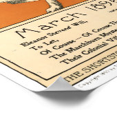 Oude "The Black Cat"-cover Poster (Hoek)