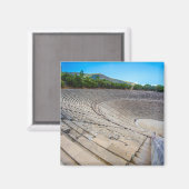 Oude theater in Epidaurus, Argolida, Griekenland Magneet (Voorkant / Achterkant)