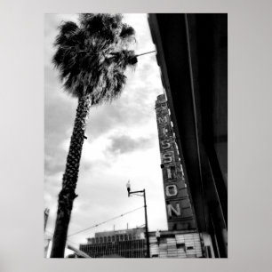 Oude theater San Francisco Poster