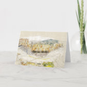 Oude Theater van Herodion Athene Griekenland Groet Kaart (Achterkant)