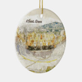 Oude theater van Herodion, Athene, Griekenland Keramisch Ornament (Rechts)