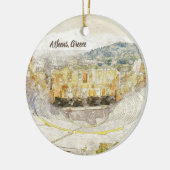 Oude theater van Herodion, Athene, Griekenland Keramisch Ornament (Links)