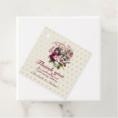 Oude thee feestje naar Alice in Wonderland aangepa Bedankjes Labels (In situ)