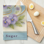 Oude Theekopjeskeuken | Hoog Tea Cadeau voor Oma Theedoek (Quarter Fold)