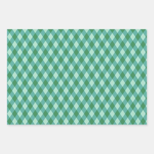 Oude thermosflessen Kerstmis Rood, Groen & Wit Inpakpapier Vel (Voorkant 3)