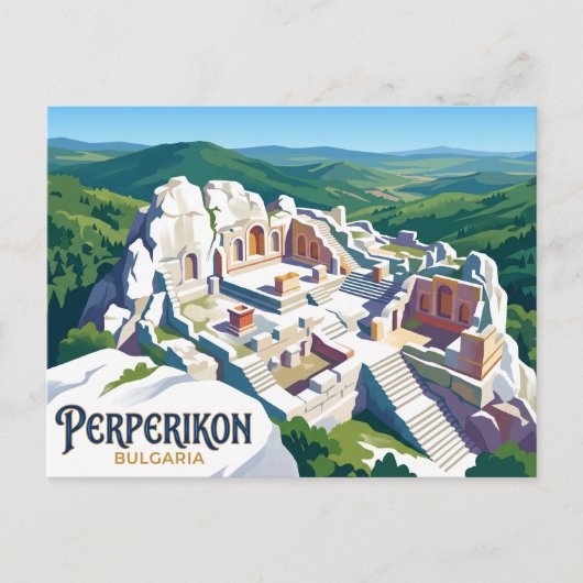 Oude Thracische Stad Perperikon Bulgarije Briefkaart (Voorkant)