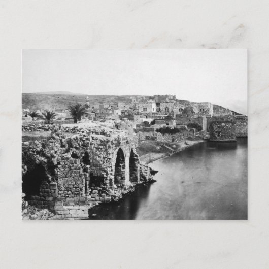 Oude Tiberia op het Zee van Galilea Briefkaart (Voorkant)