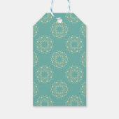 oude tijd bloemen cadeau labels cadeaulabel (Voorkant)
