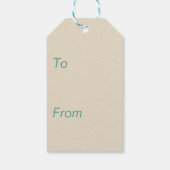 oude tijd bloemen cadeau labels cadeaulabel (Achterkant)