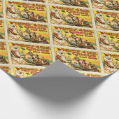 Oude tijd Circus Cadeaupapier (Hoek)