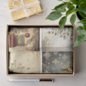 Oude tijd kerst tissuepapier (Geschenk)